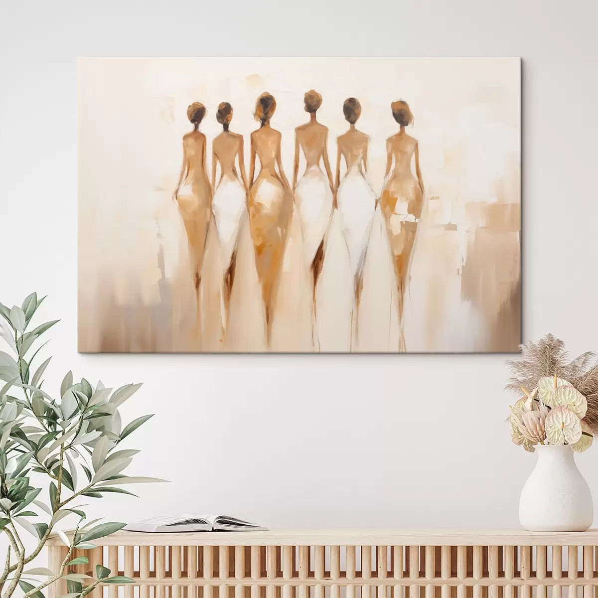 murales de pared Abstracción femenina s44420