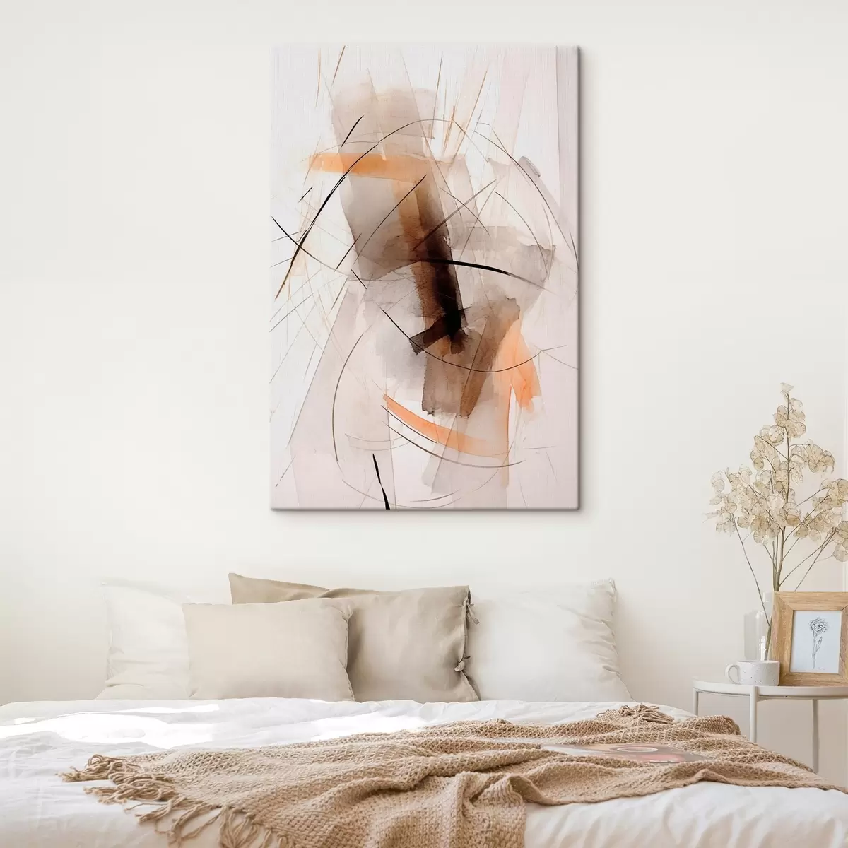 murales de pared Abstracción de líneas y manchas s44423