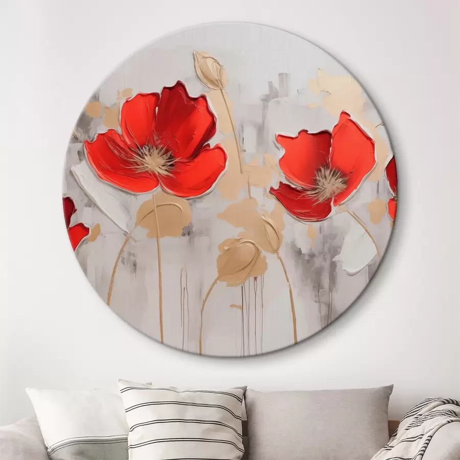 murales de pared Amapolas r44417