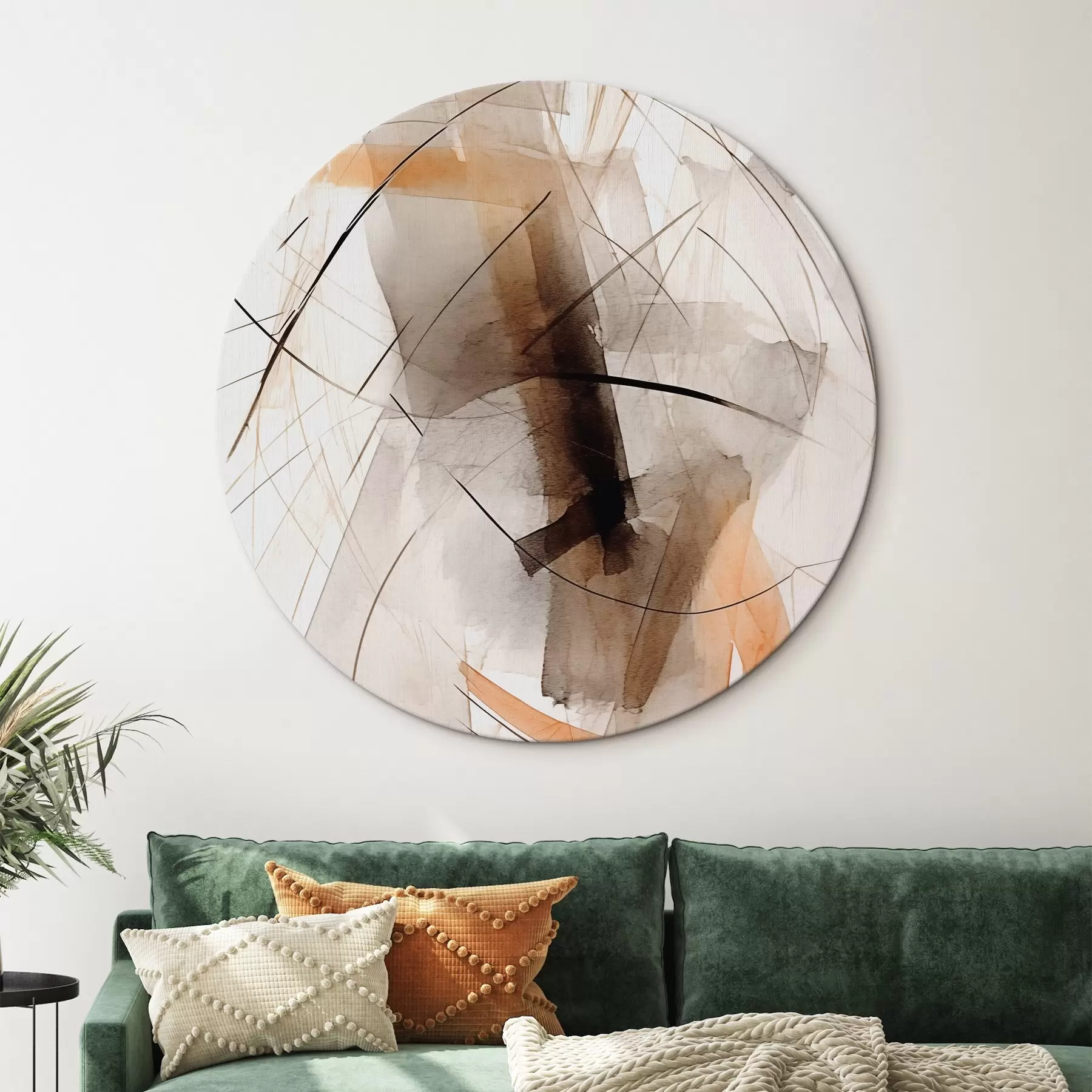 murales de pared Abstracción de líneas y manchas r44423