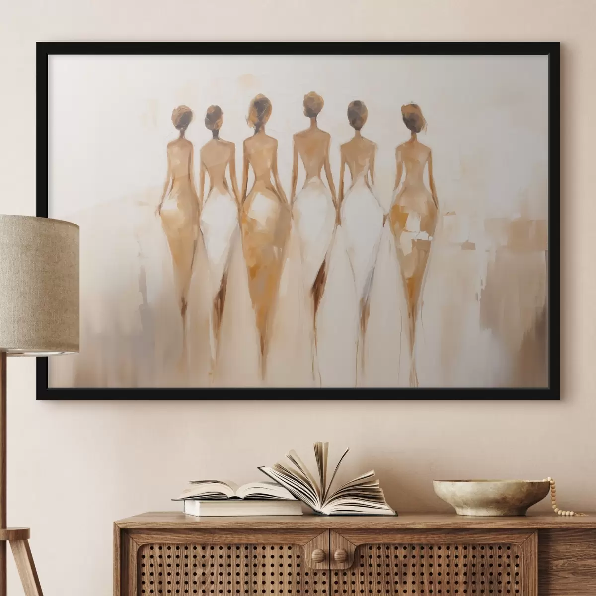 Poster Abstracción femenina f44420