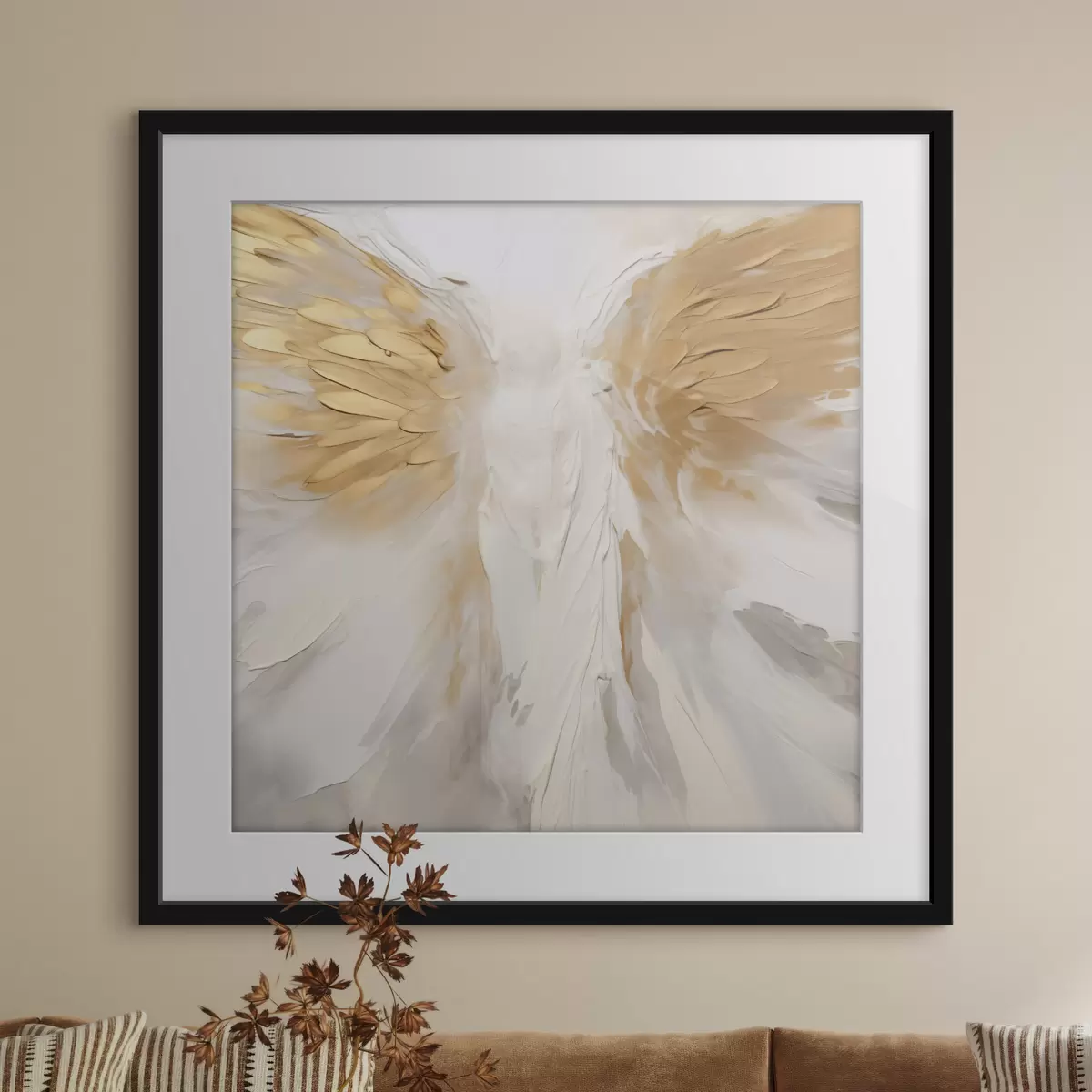 Poster Alas de ángel abstractas f44425
