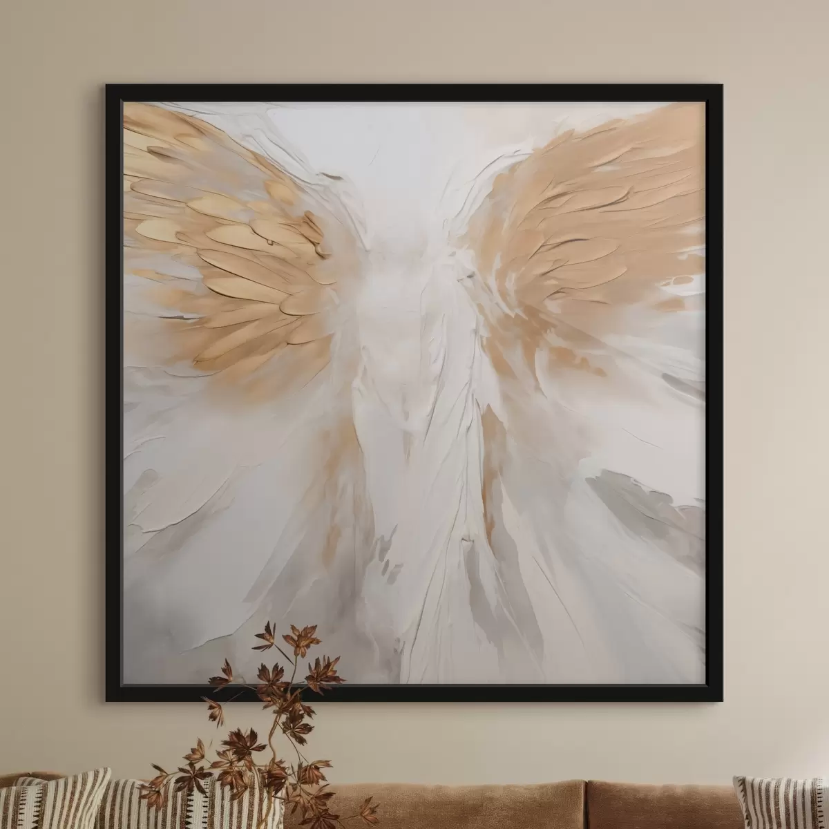 Poster Alas de ángel abstractas f44425