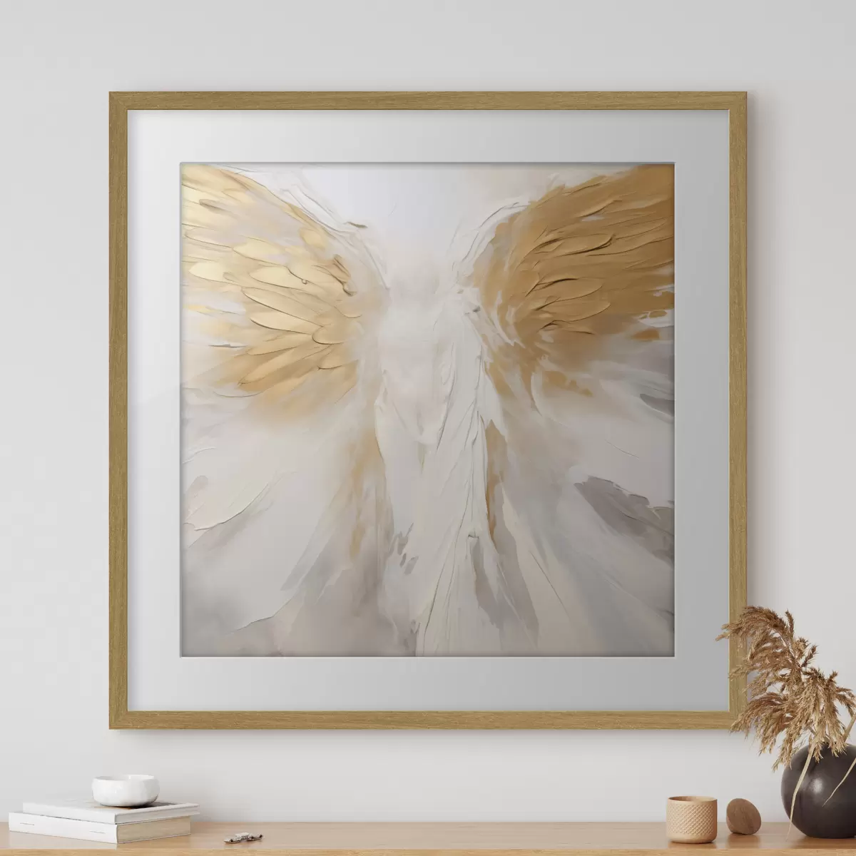 Poster Alas de ángel abstractas f44425