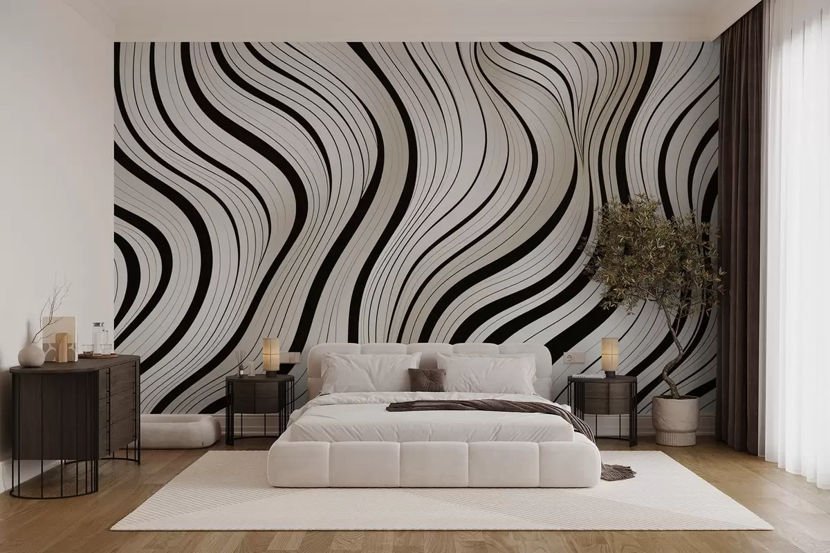 murales de pared Ondas abstractas w04022v2