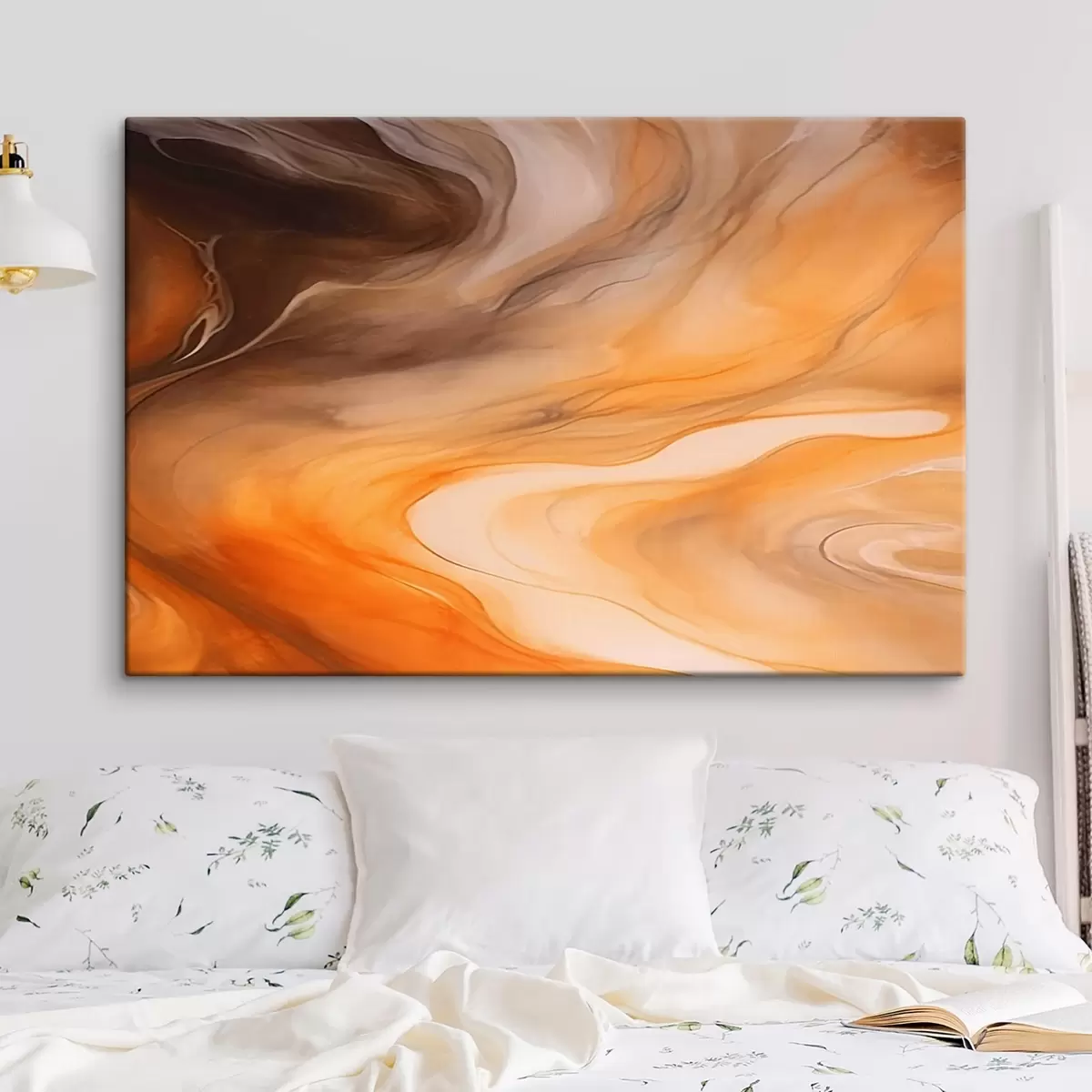 murales de pared Cálidas ondas abstractas s44496