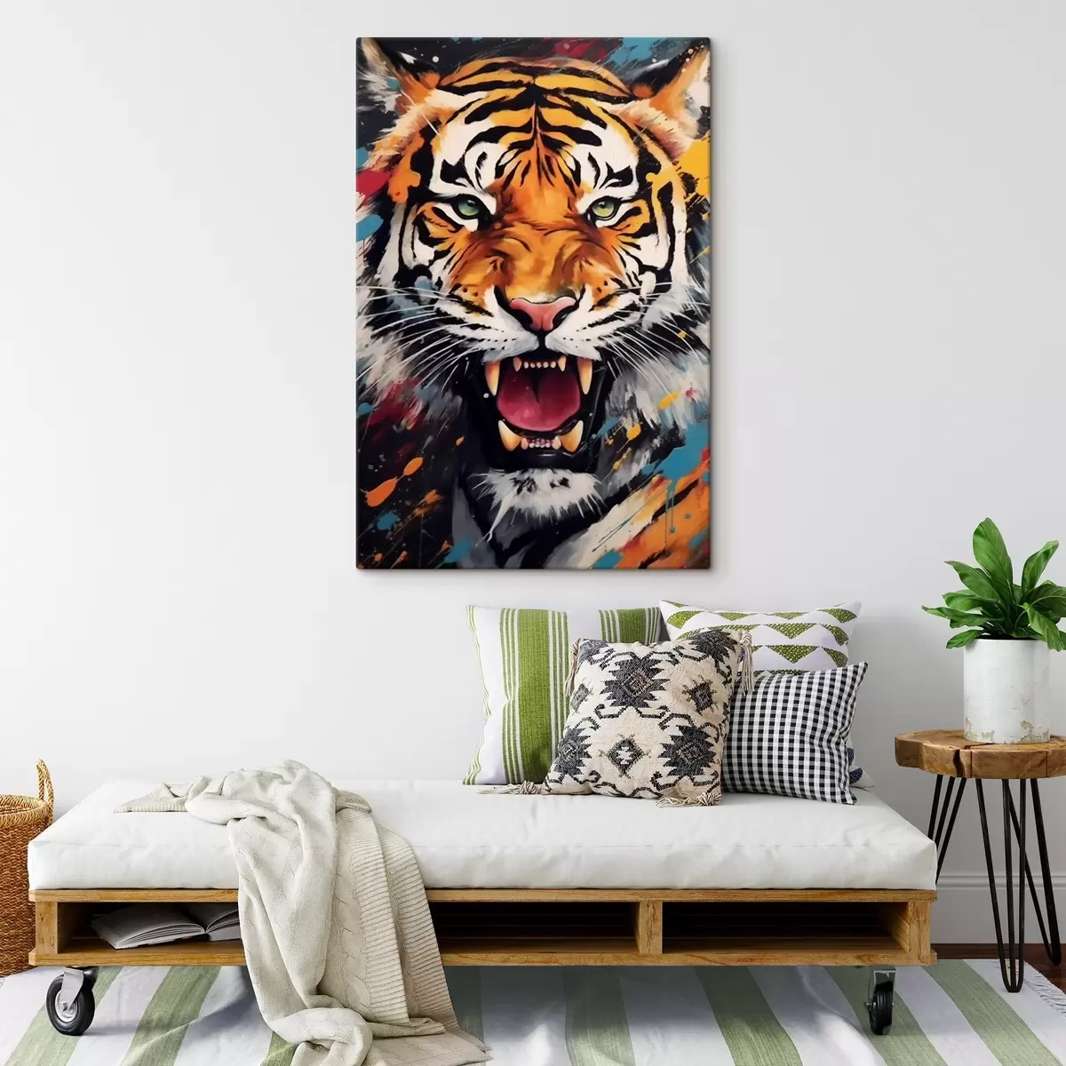 murales de pared Tigre brillante s44497