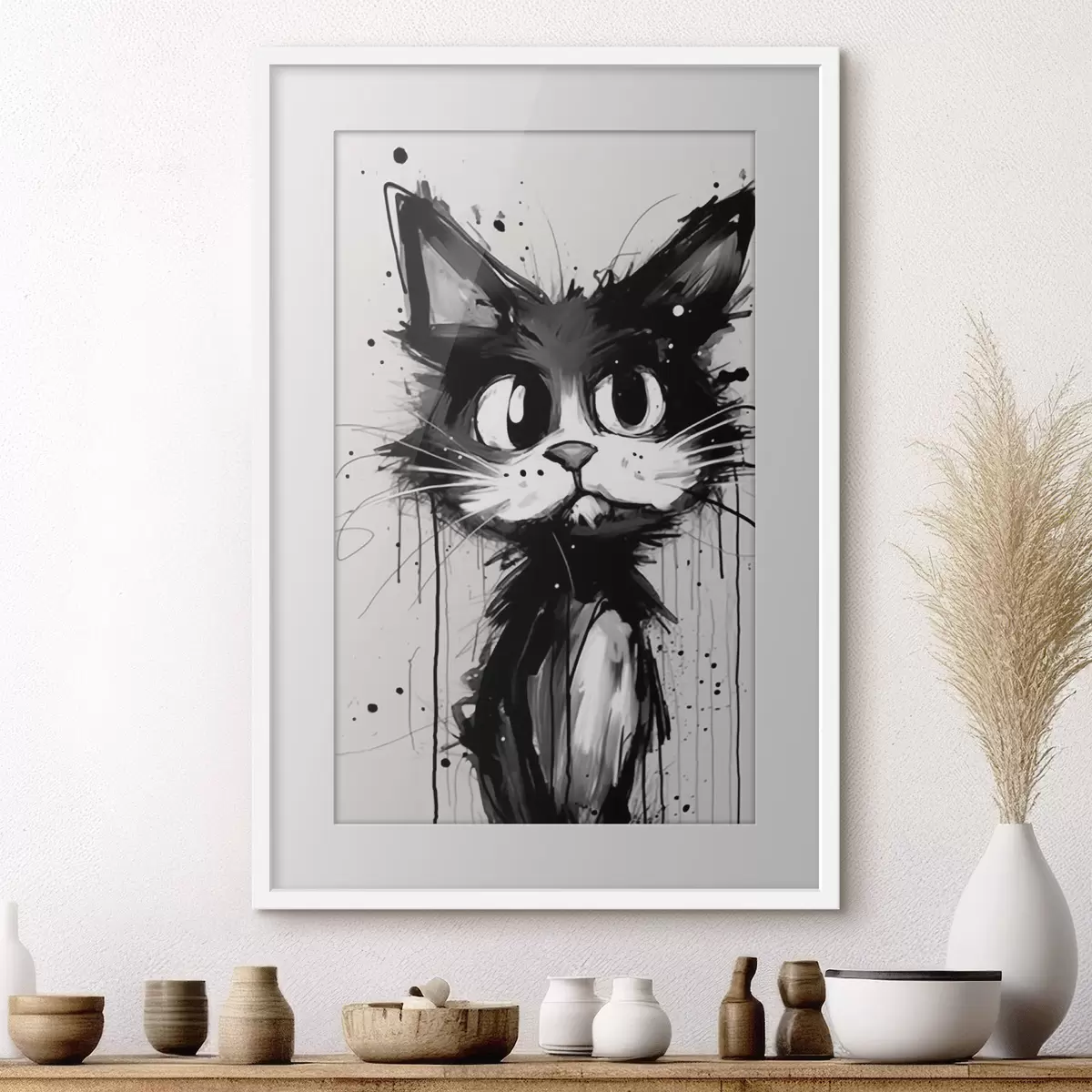 Poster Gato y chispa f44483