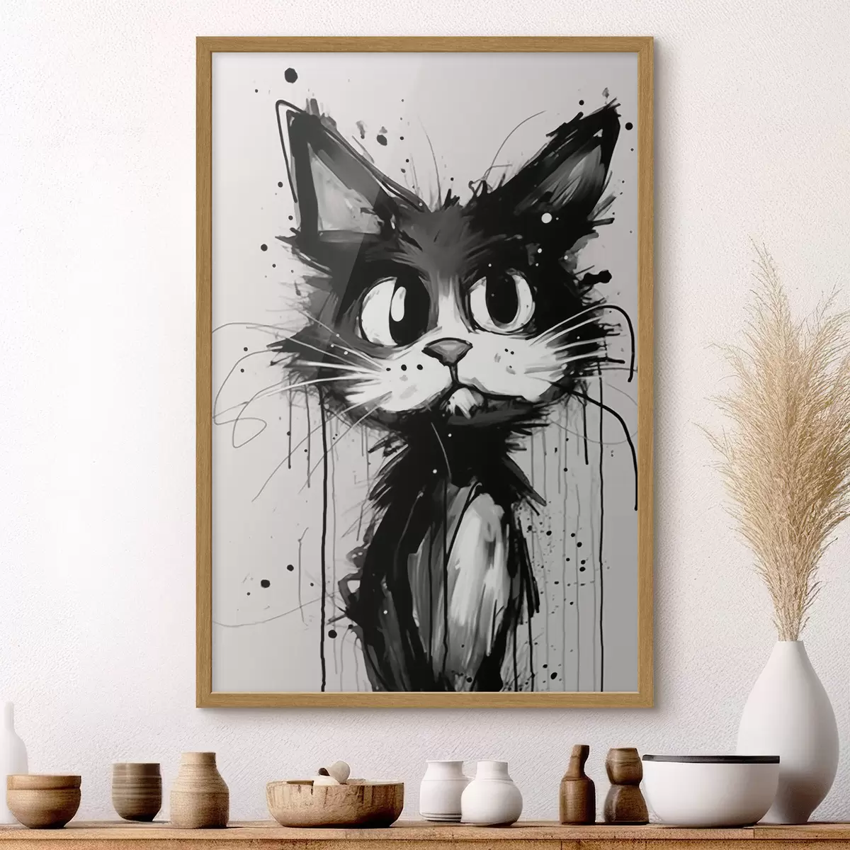 Poster Gato y chispa f44483