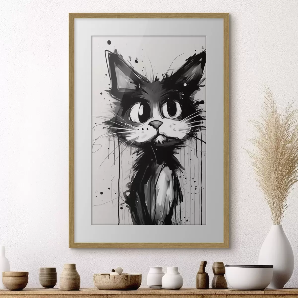 Poster Gato y chispa f44483