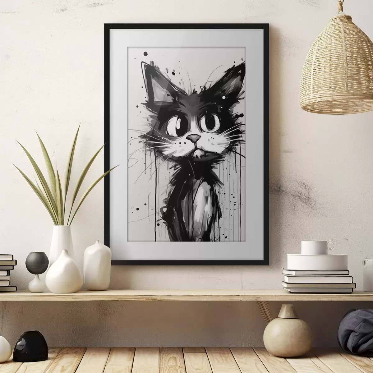 Poster Gato y chispa f44483