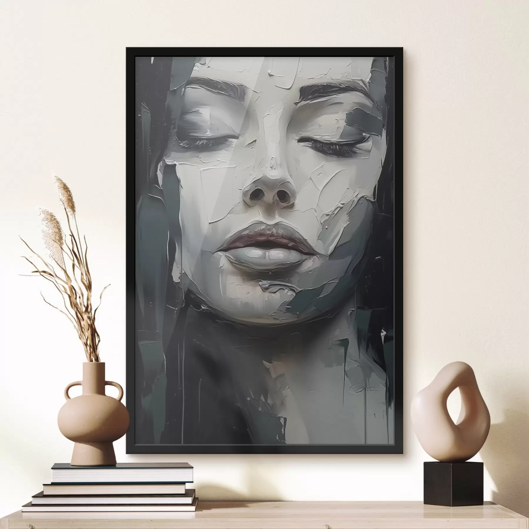 murales de pared El rostro de una mujer f44484