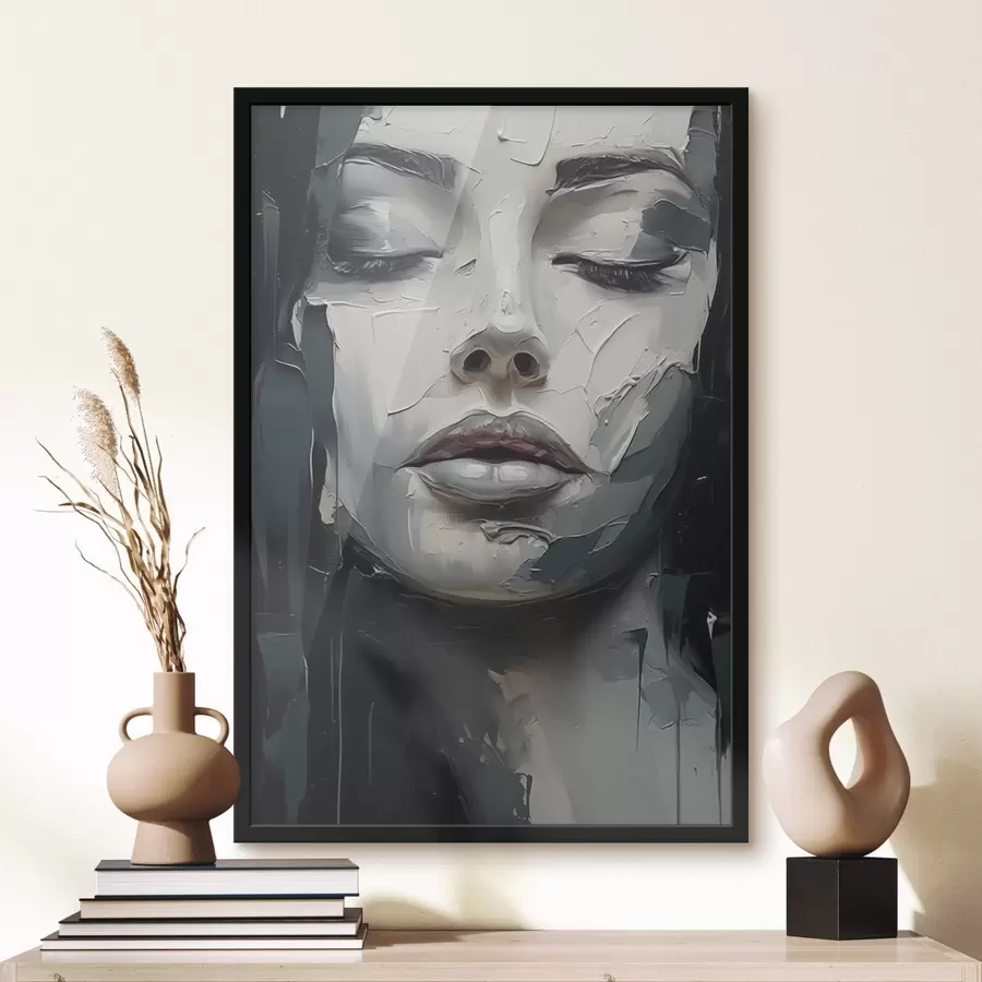 murales de pared El rostro de una mujer f44484