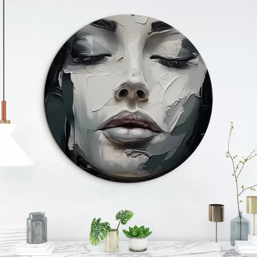 murales de pared El rostro de una mujer r44484