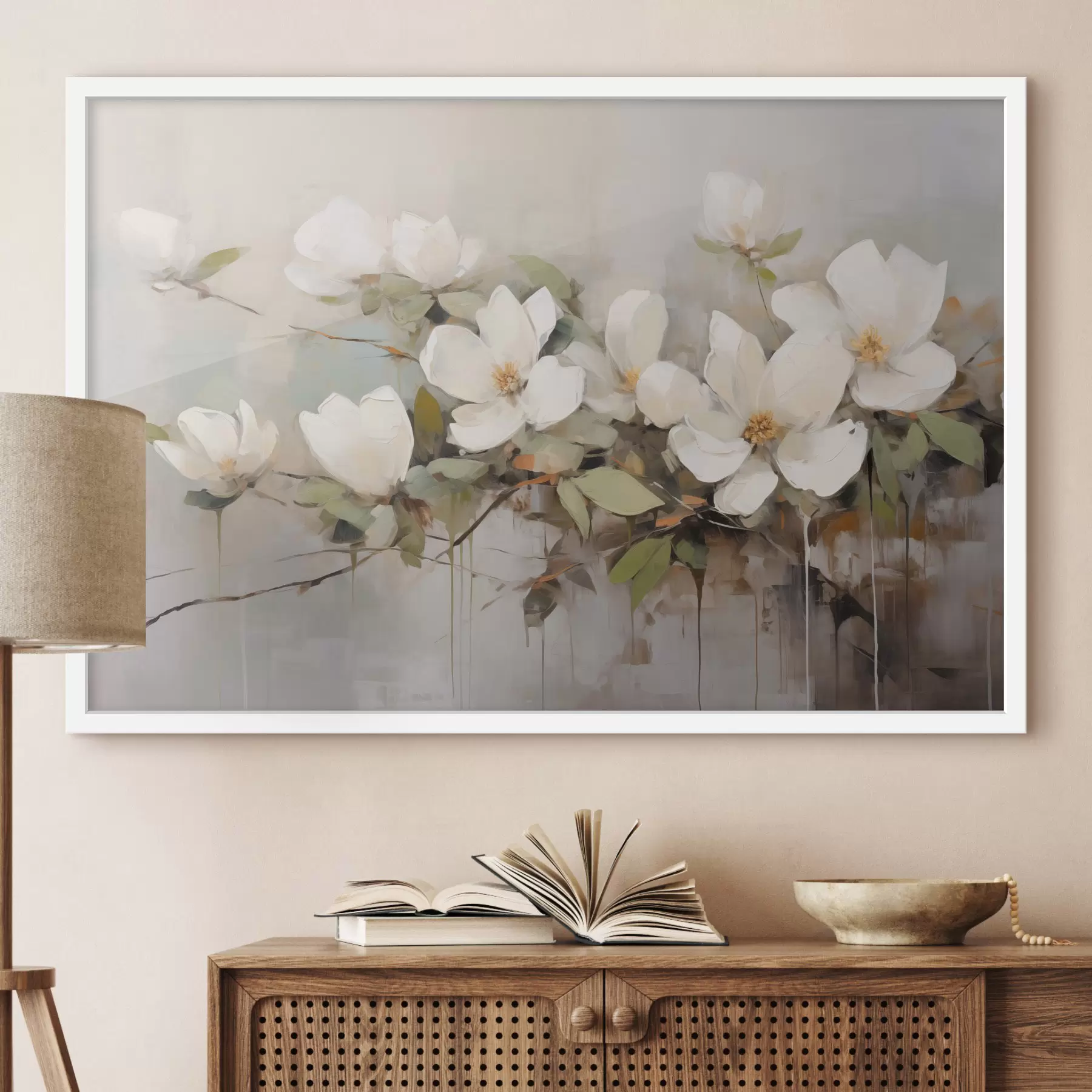 murales de pared Silencio de magnolias f44404
