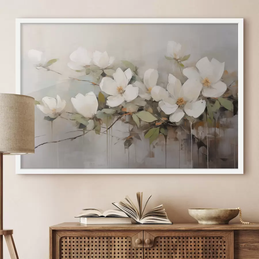 murales de pared Silencio de magnolias f44404