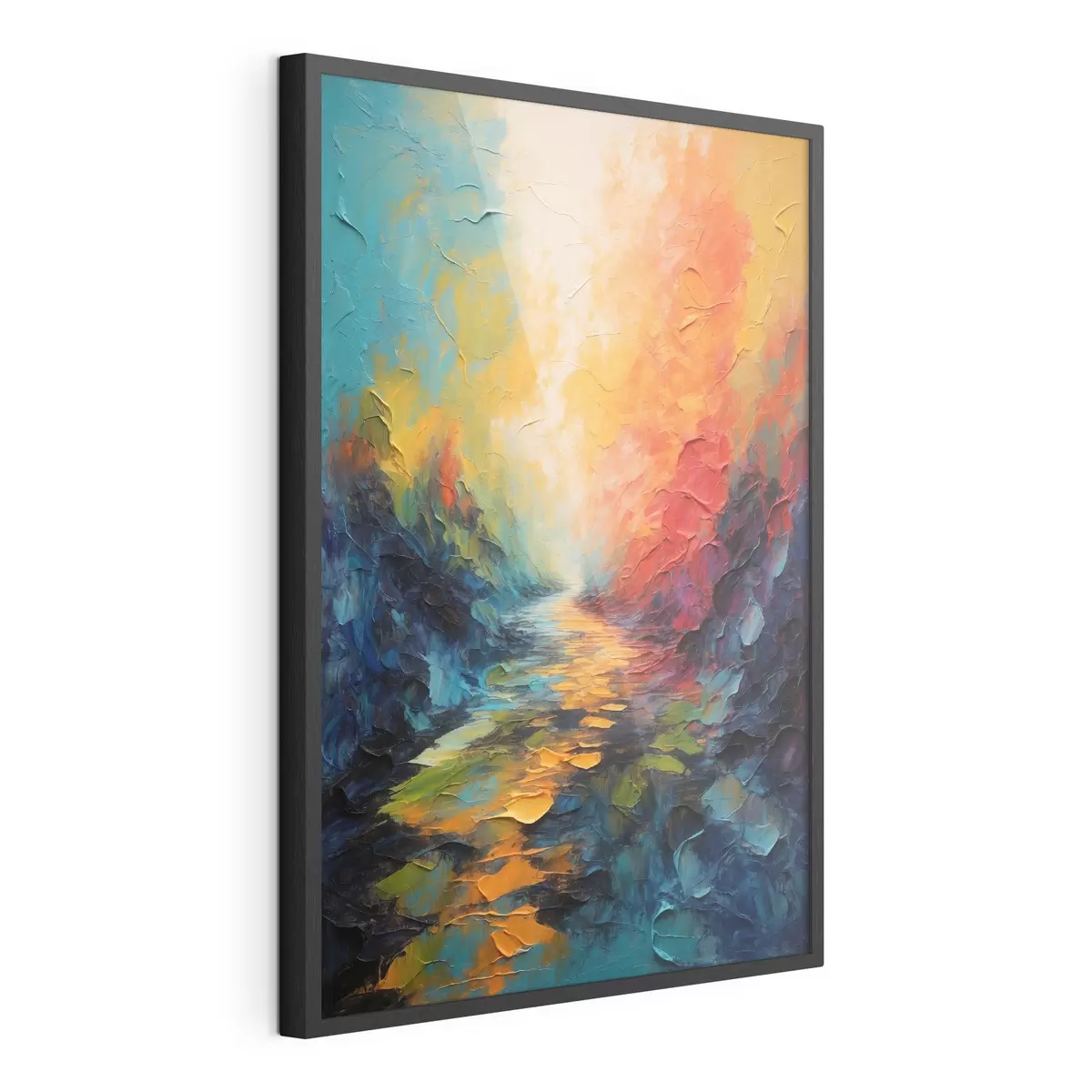 Poster Sendero de color f44441