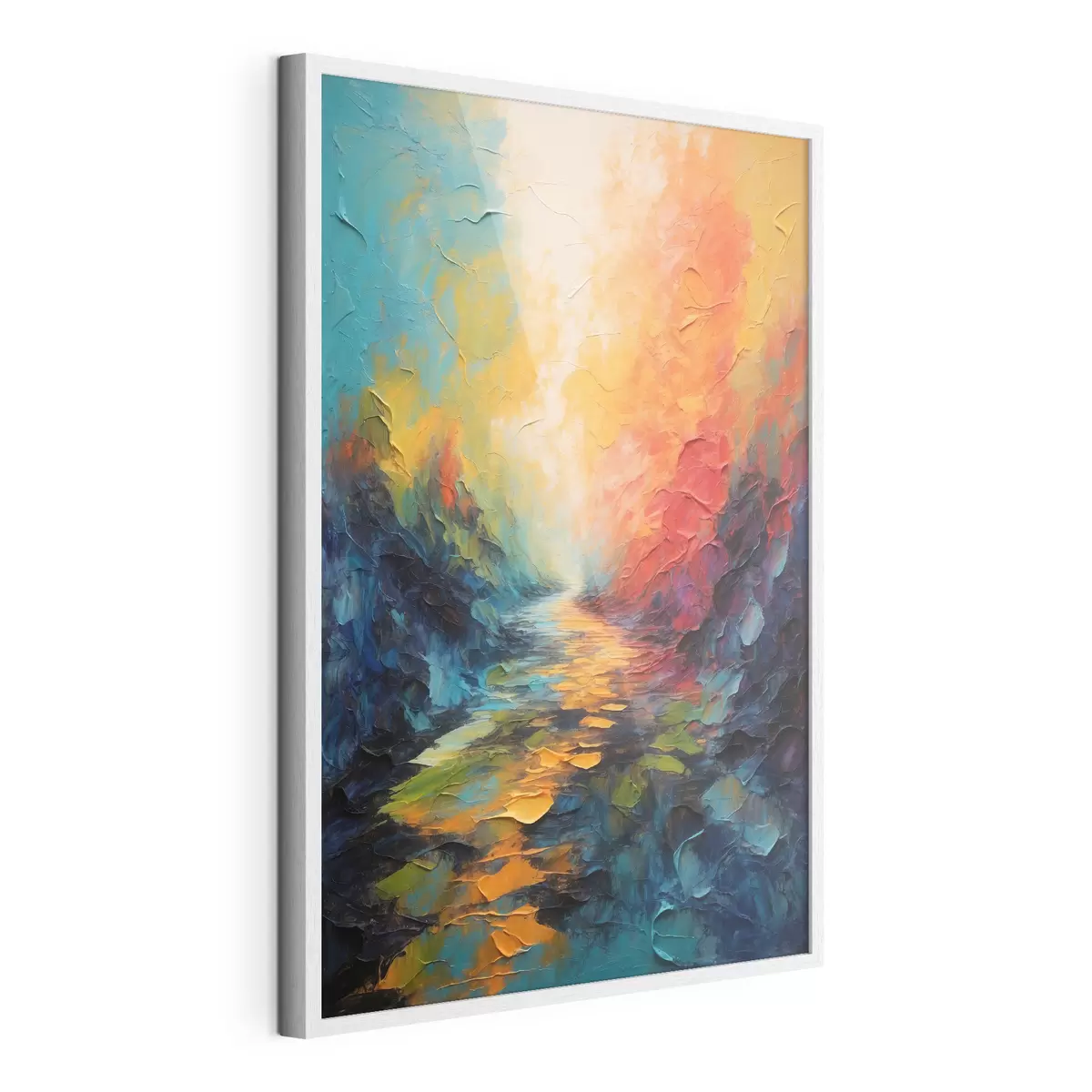 Poster Sendero de color f44441