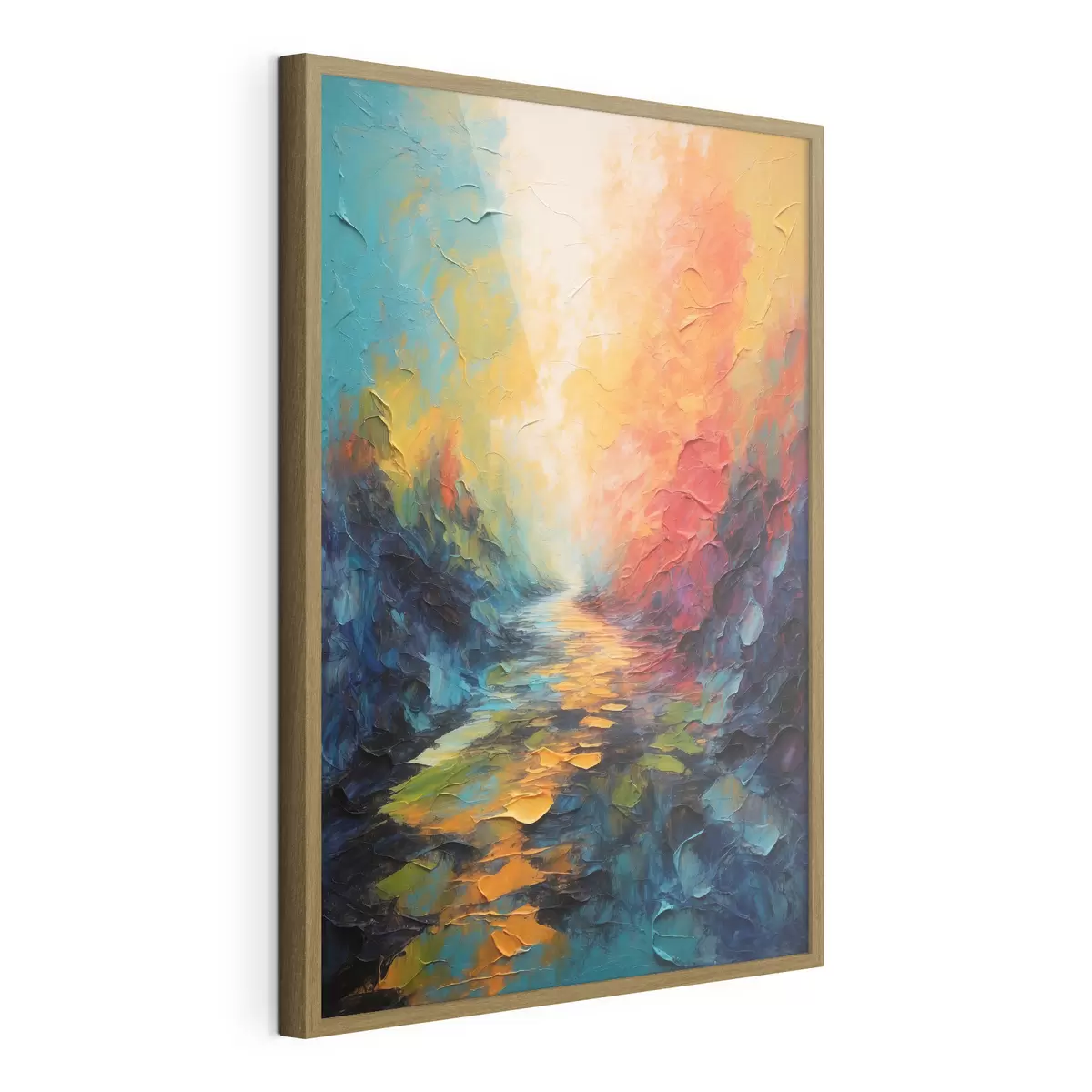 Poster Sendero de color f44441