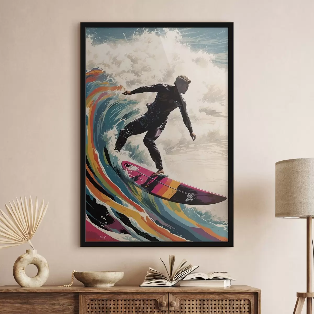 Poster Cartel de verano f44444