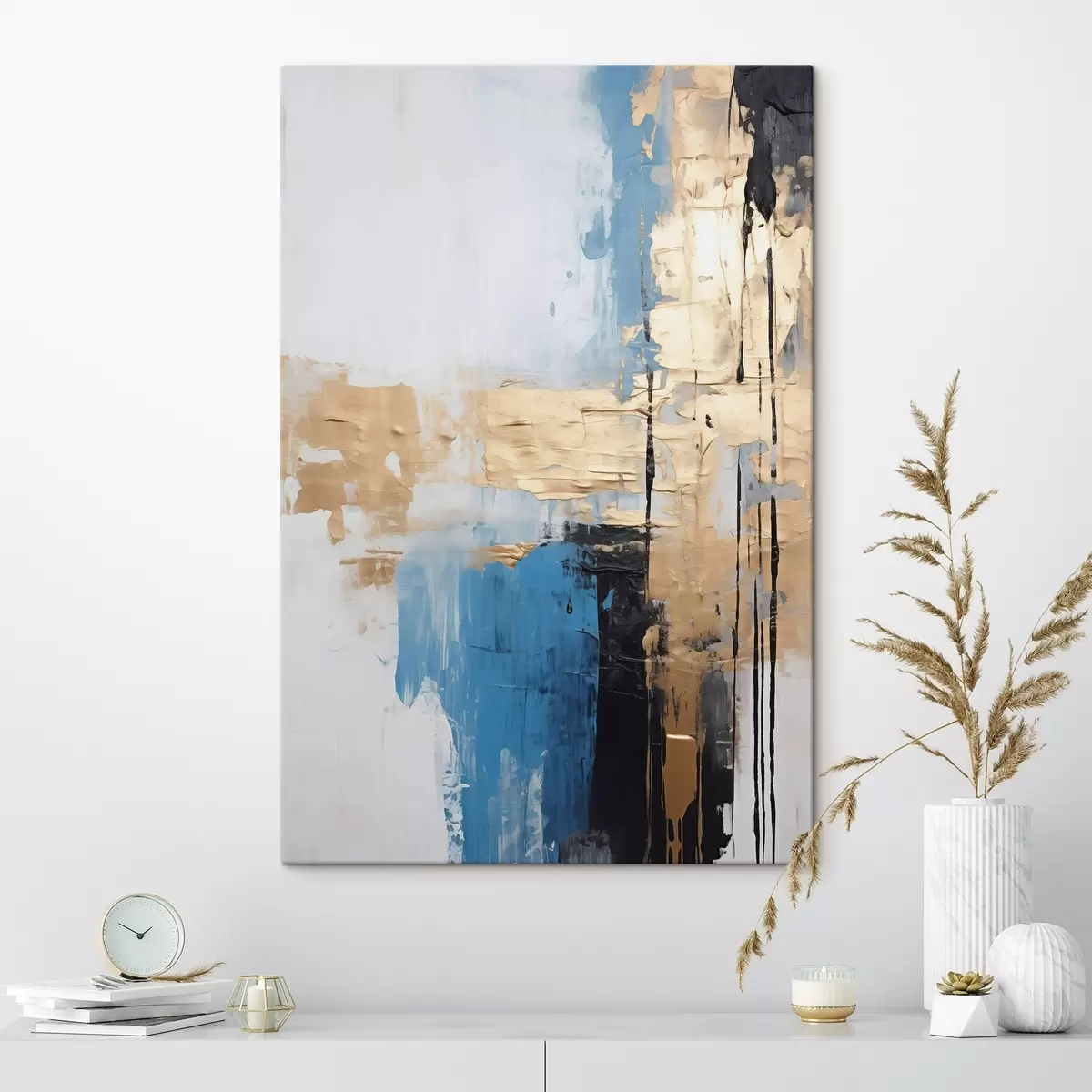 murales de pared Abstracción imitación de la pintura s44516