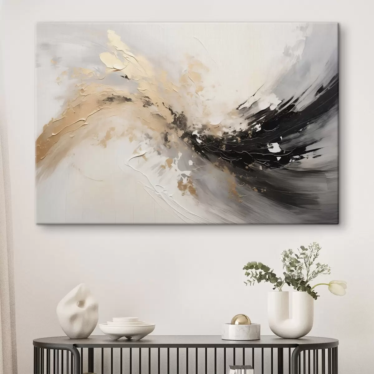 murales de pared Composición abstracta, imitación de pintura s44519