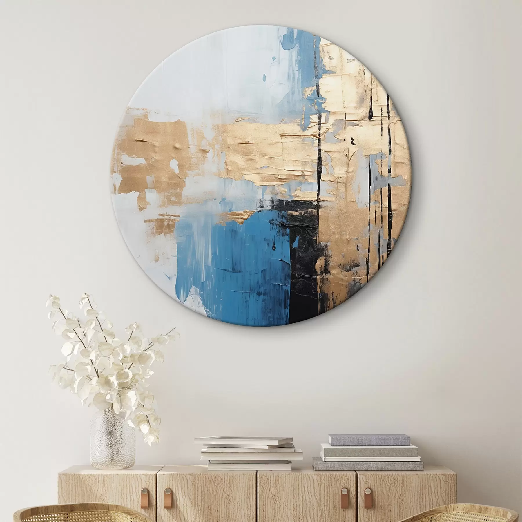 murales de pared Abstracción imitación de la pintura r44516