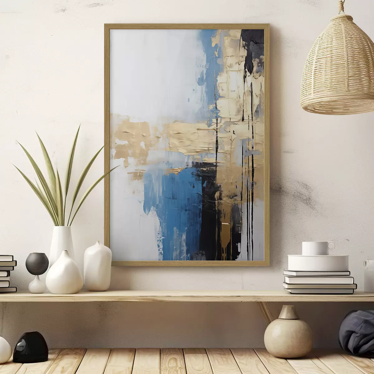 Poster Abstracción imitación de la pintura f44516