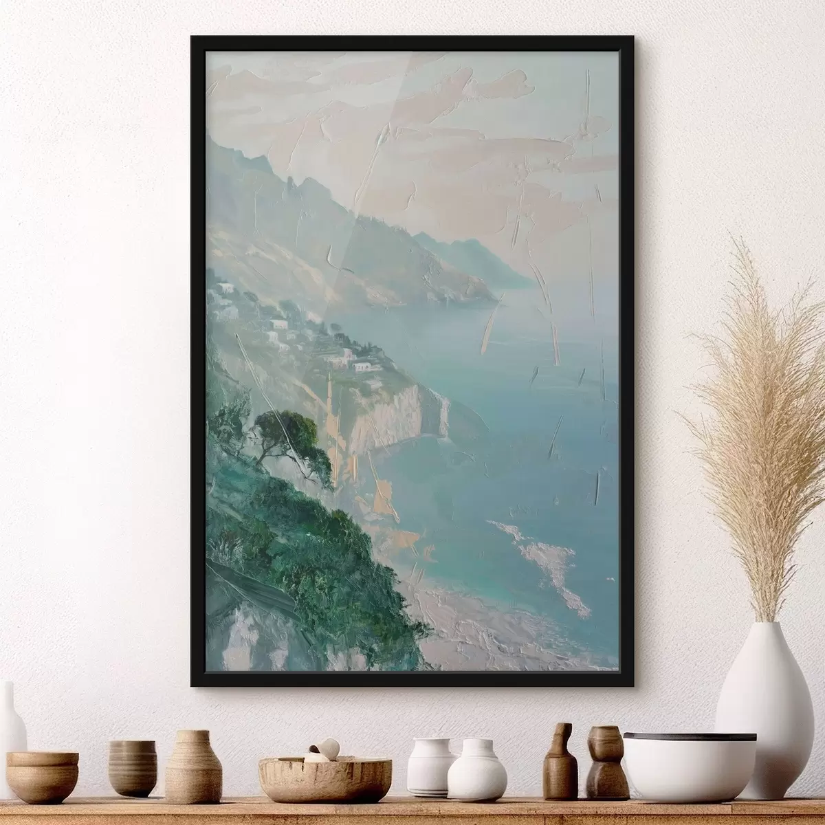 Poster Imitación paisajística de la pintura f44521