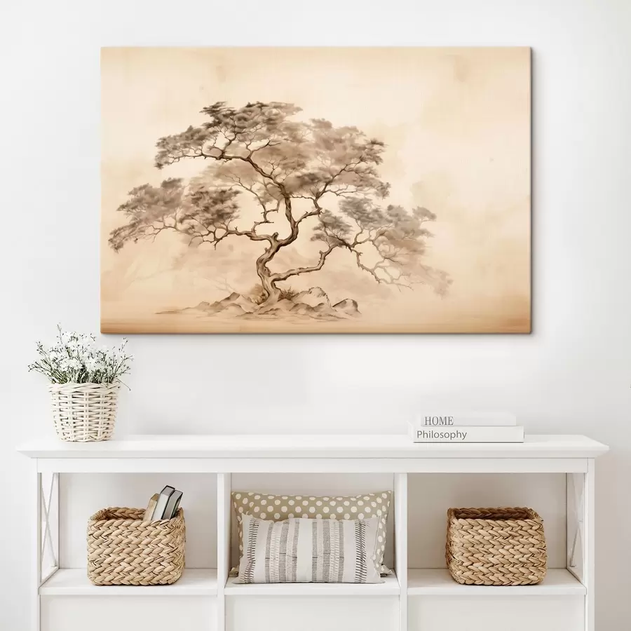 murales de pared Árbol en la colina s44523