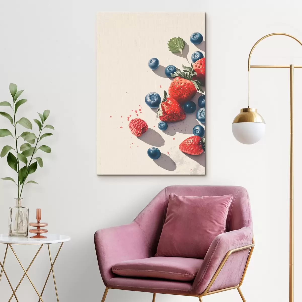 murales de pared Bayas en la luz s44525