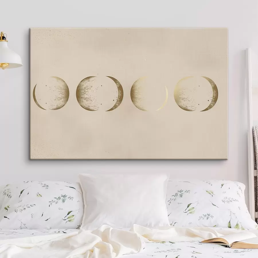 murales de pared Fases de la Luna s44538
