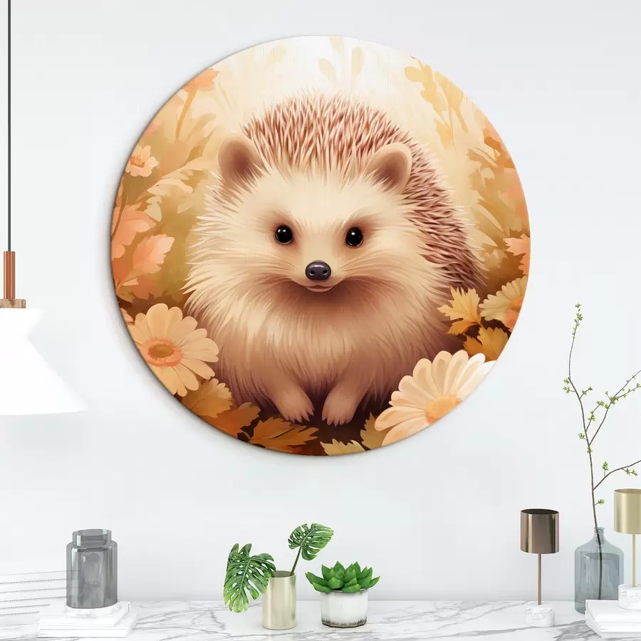 murales de pared Erizo de otoño r44528