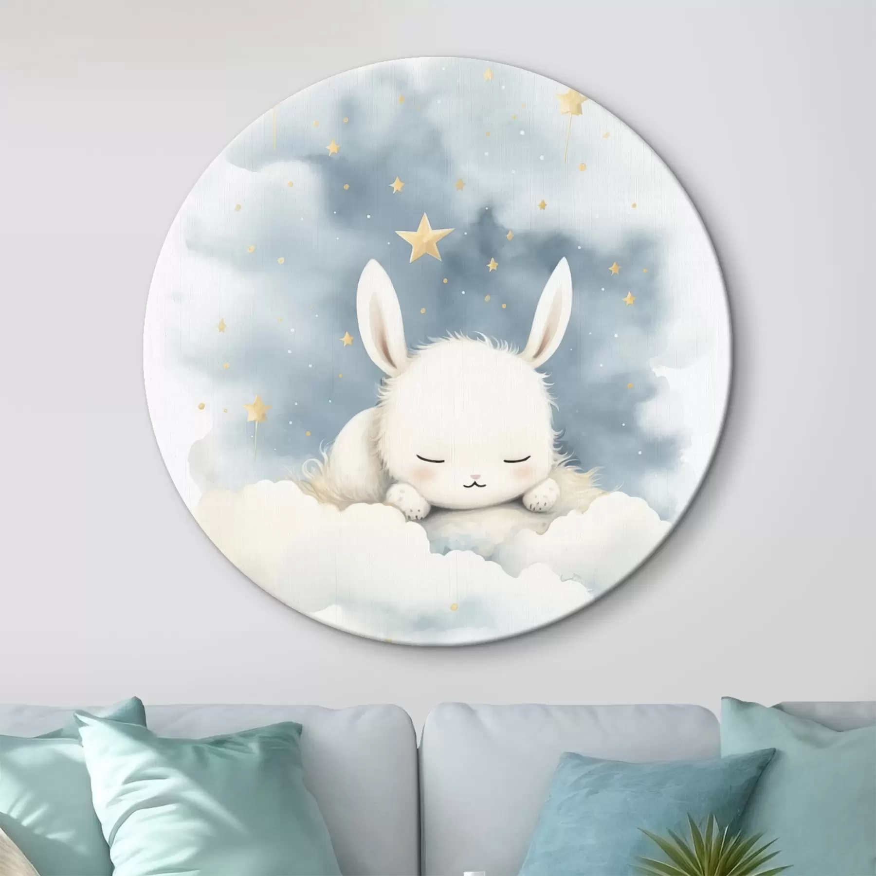 murales de pared Conejito en las nubes r44536