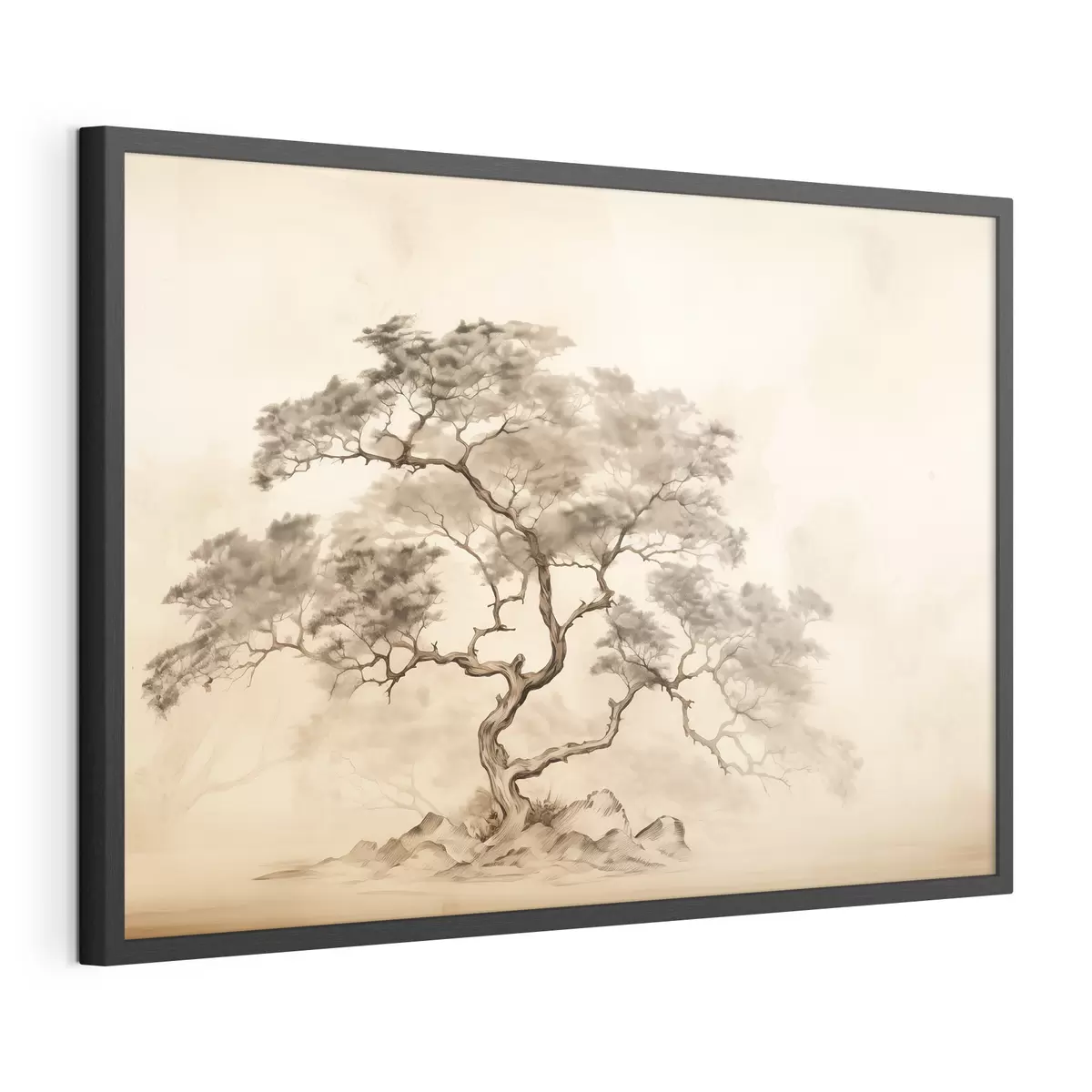 Poster Árbol en la colina f44523