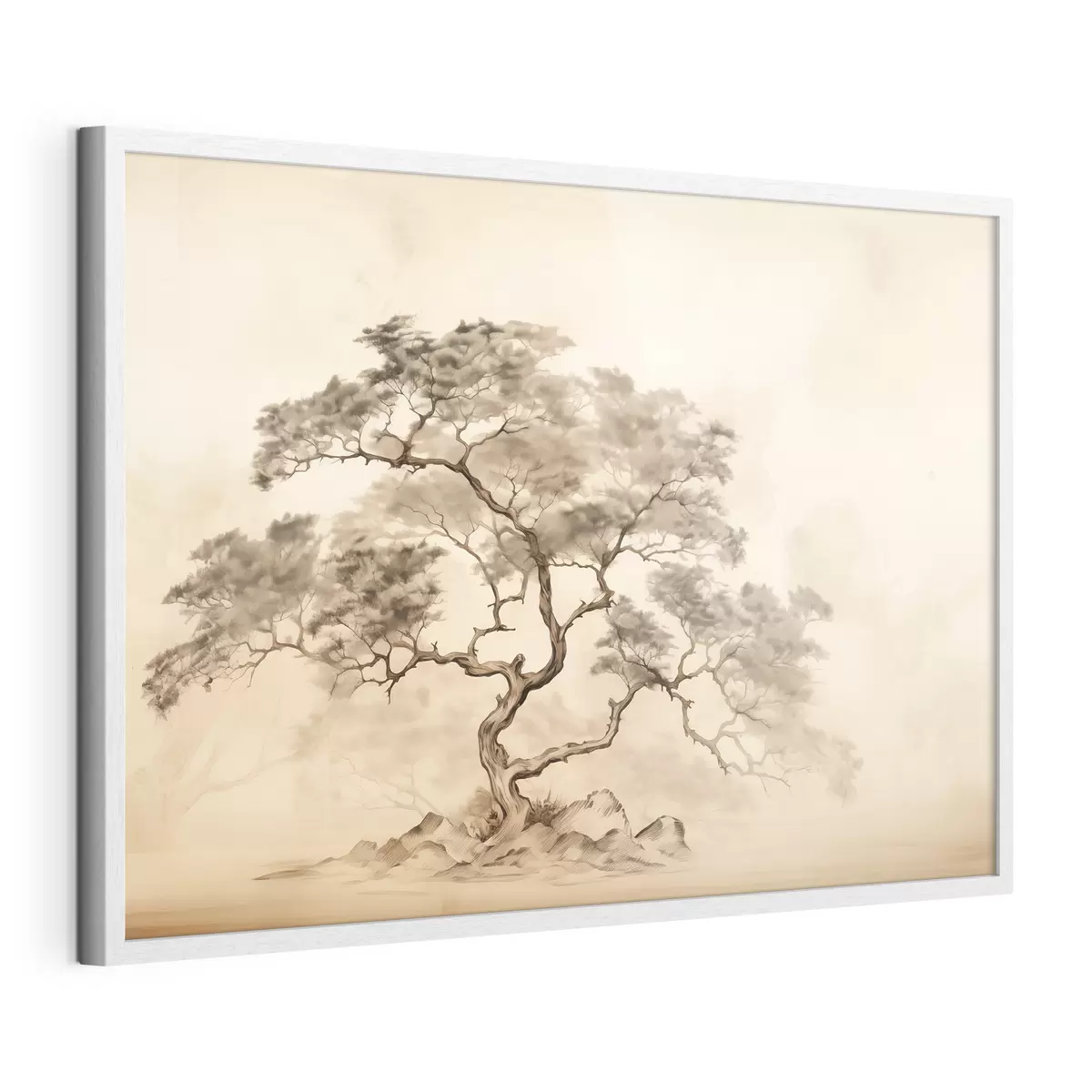 Poster Árbol en la colina f44523