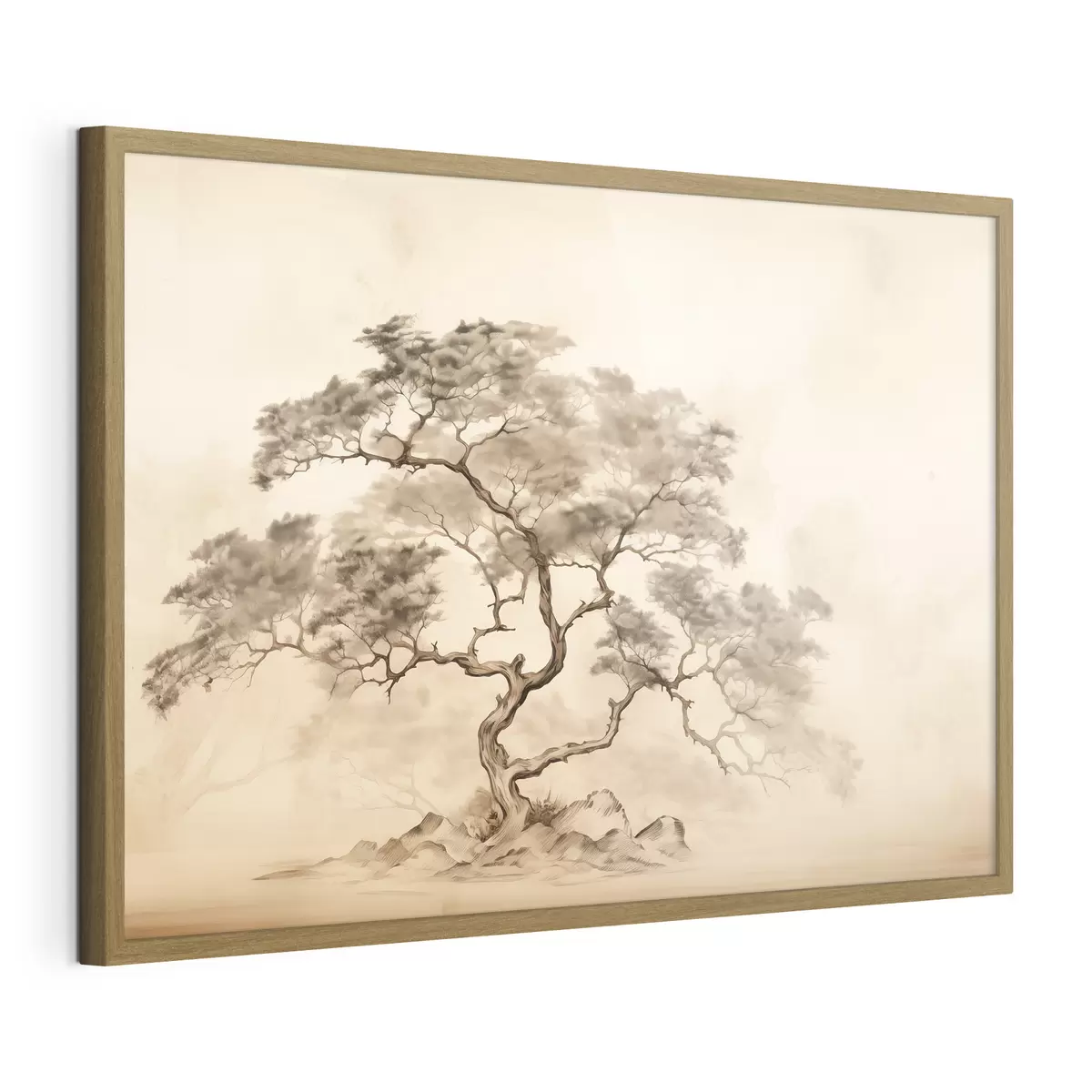 Poster Árbol en la colina f44523
