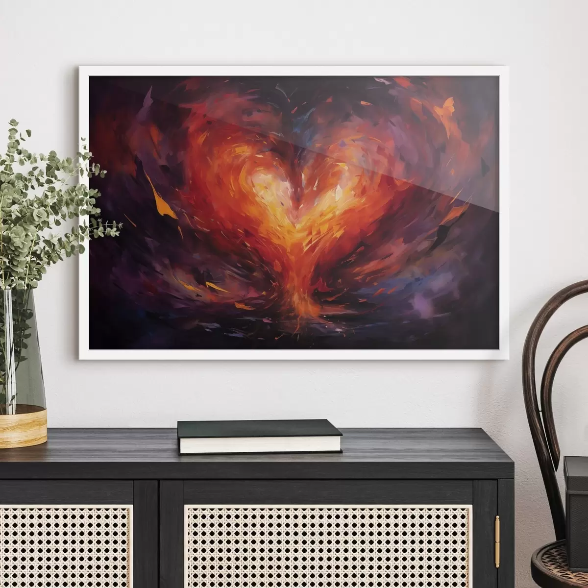 Poster Corazón ardiente f44537