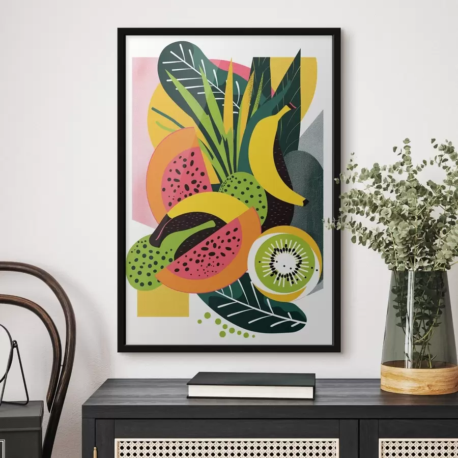 murales de pared Mezcla tropical f44543