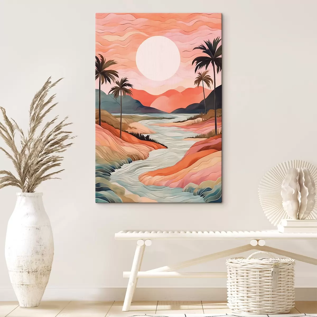 murales de pared Paisaje con río s44568