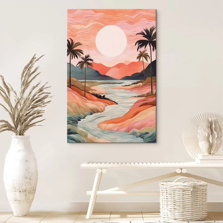 murales de pared Paisaje con río s44568