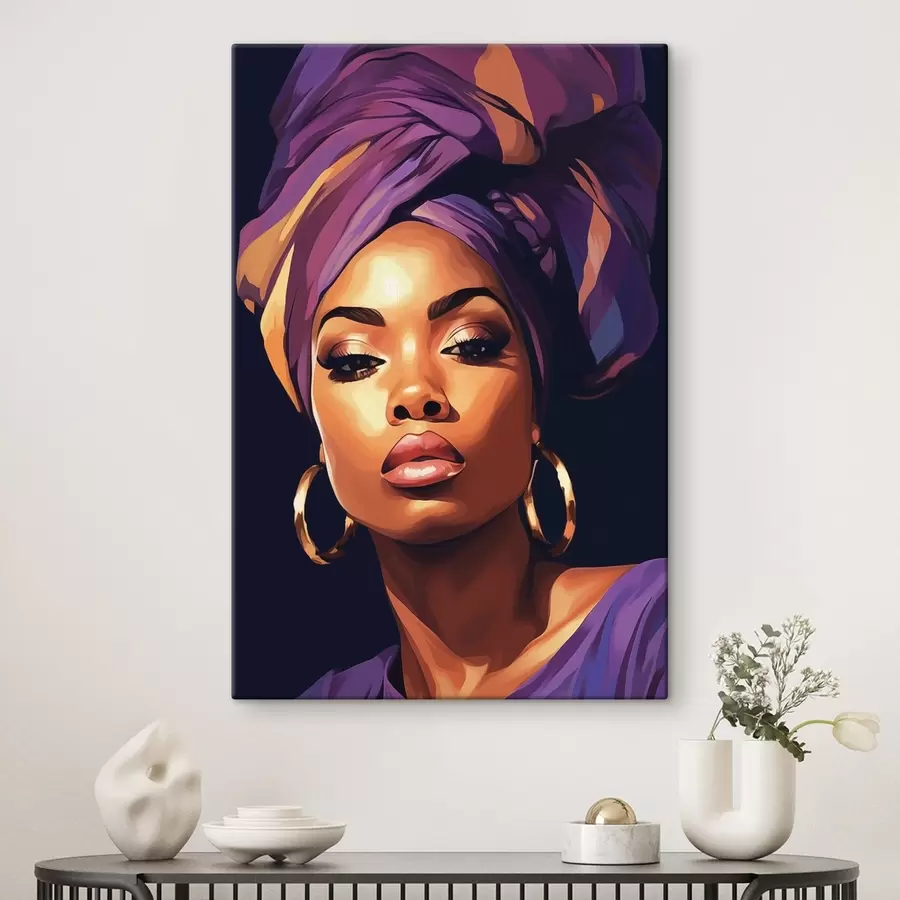 murales de pared Retrato de niña s44571