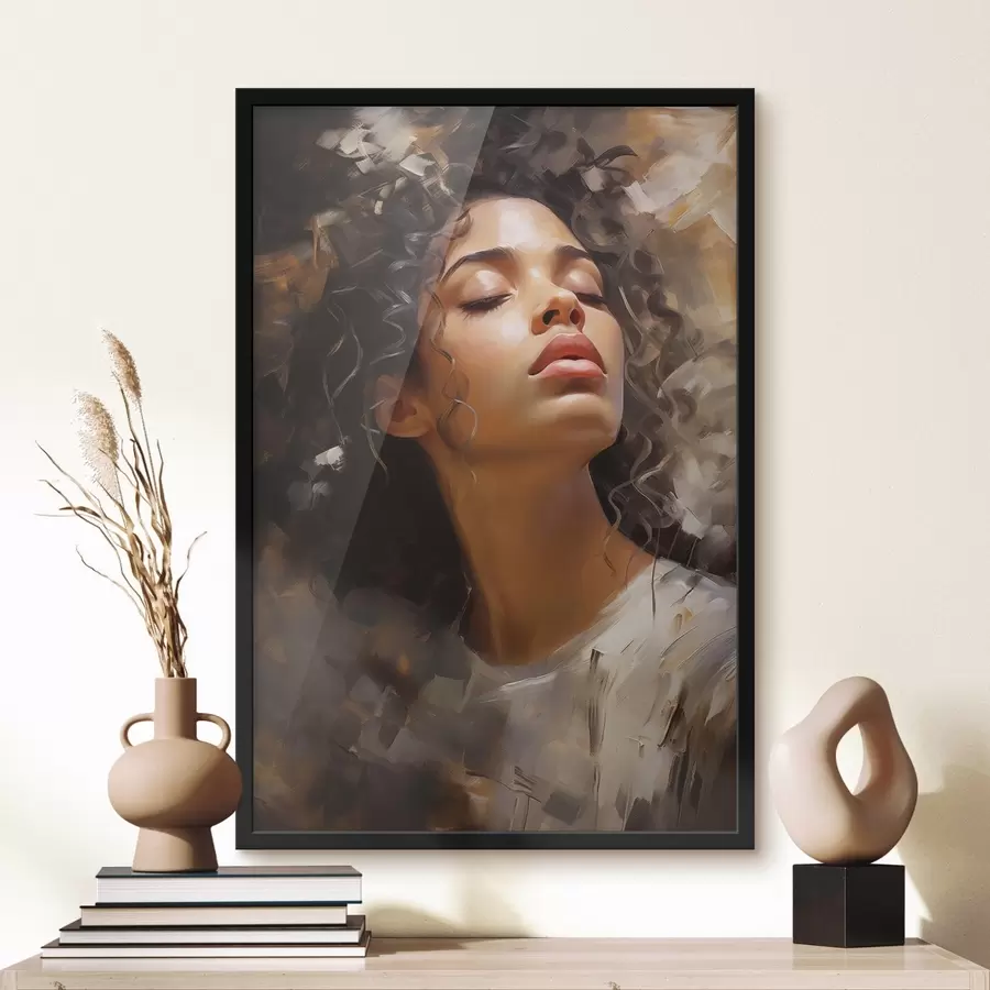 murales de pared Retrato de niña f44560