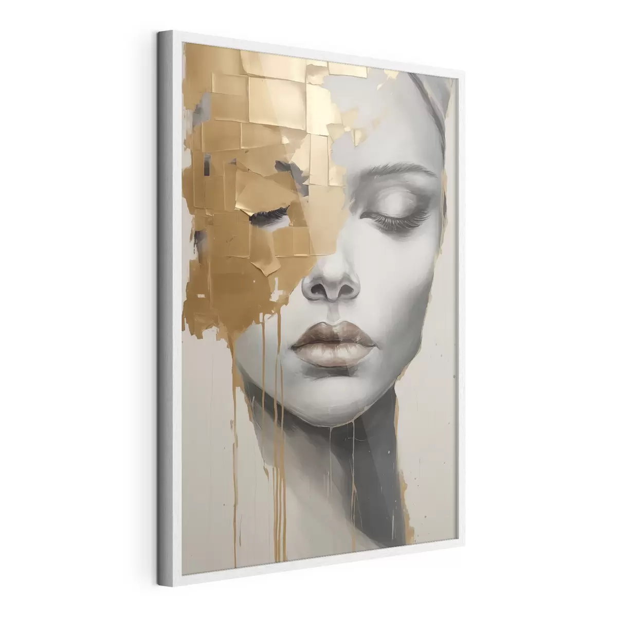 Poster Imagen facial abstracta f44570