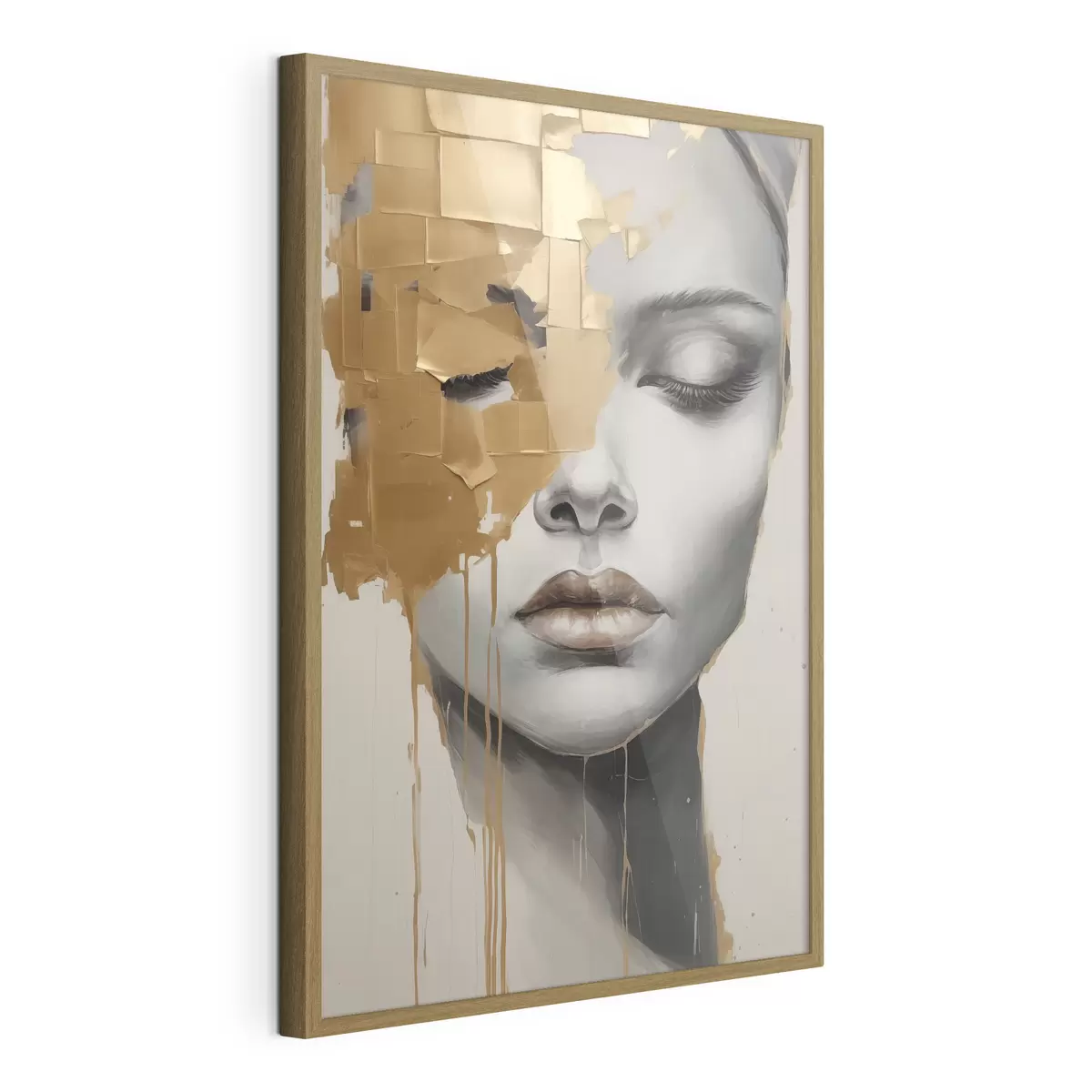Poster Imagen facial abstracta f44570