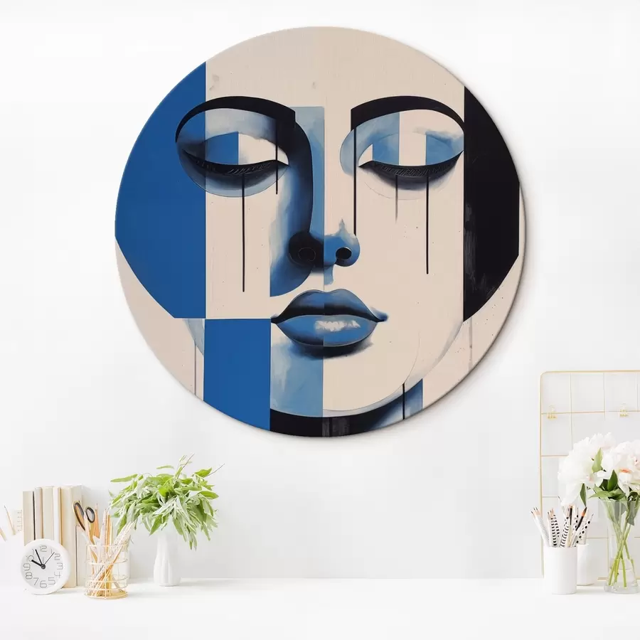 murales de pared Cara abstracta r44564