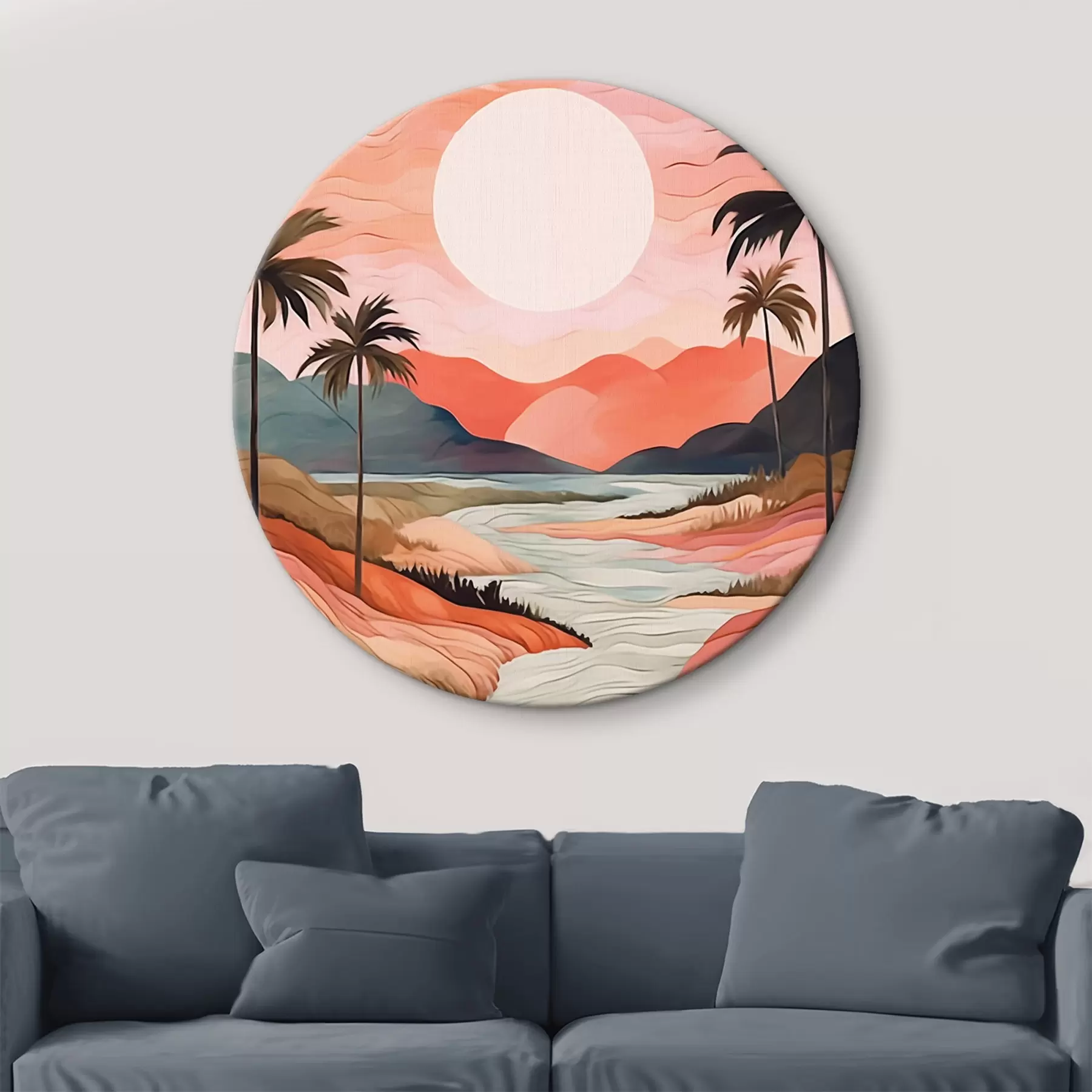 murales de pared Paisaje con río r44568