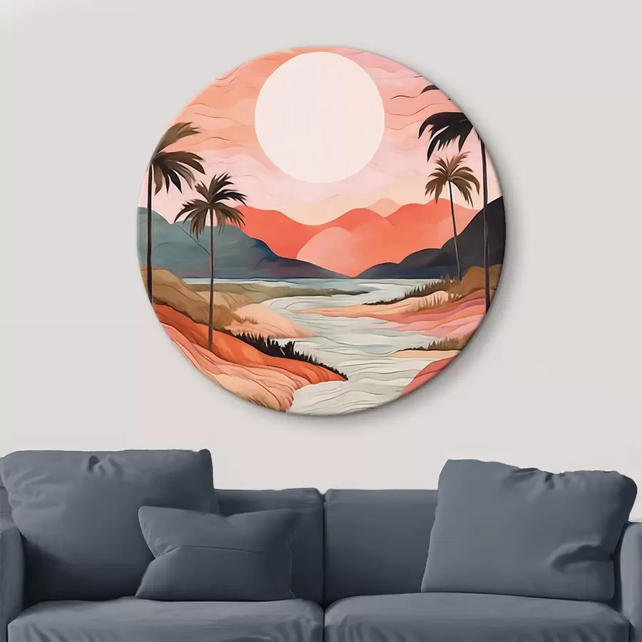 murales de pared Paisaje con río r44568