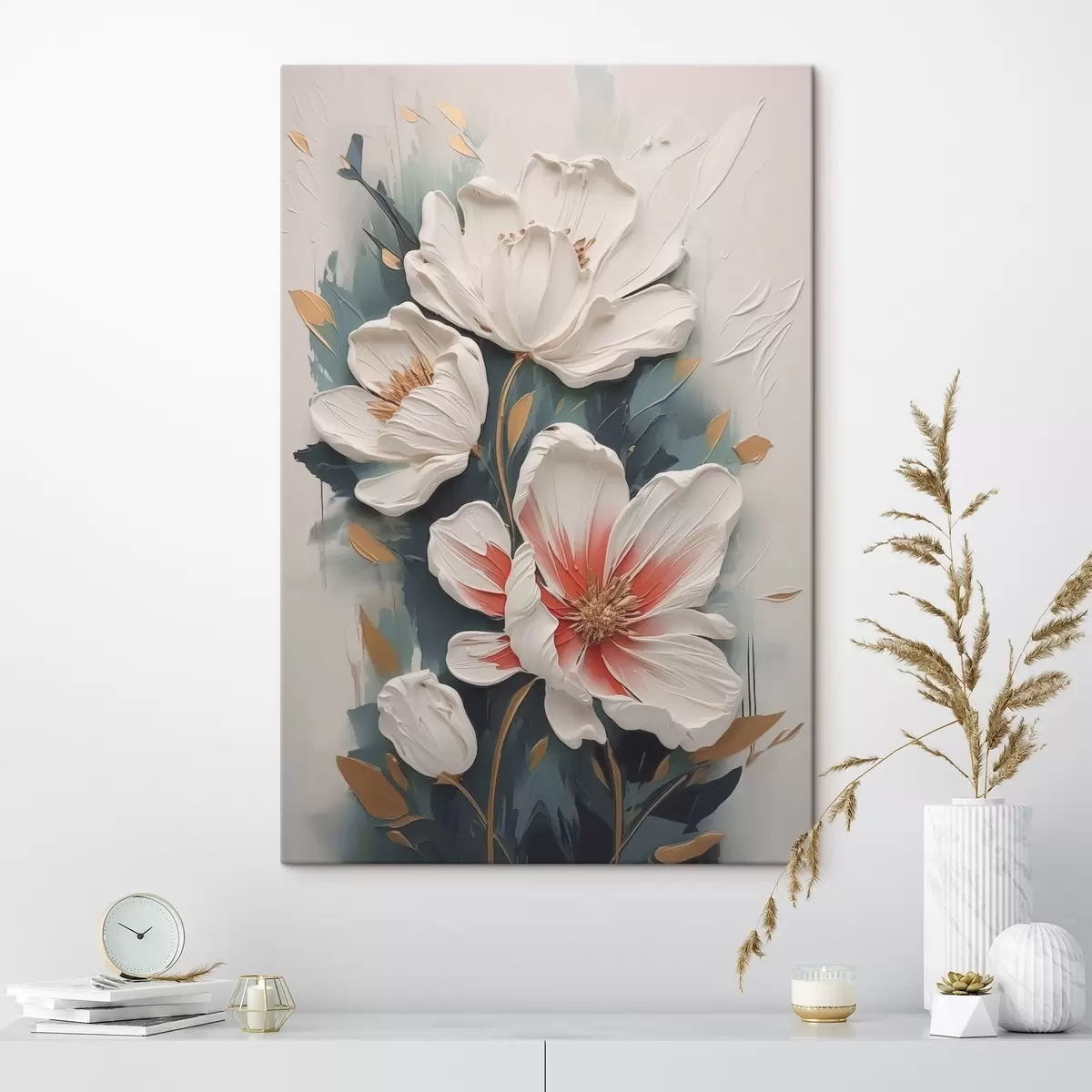 murales de pared flores abstractas s44587