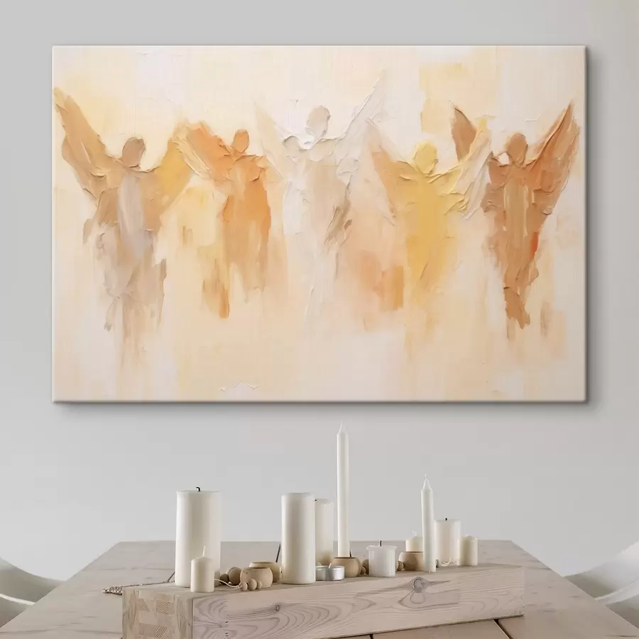 murales de pared Resumen de Ángeles s44595